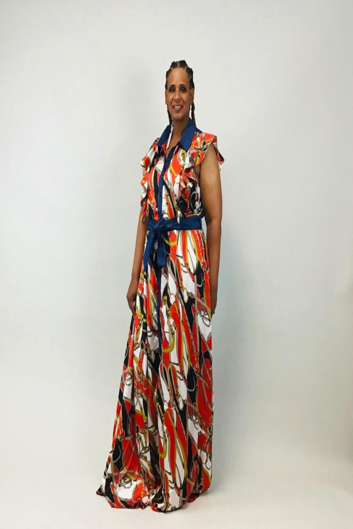 Kaia Chained Maxi Dress