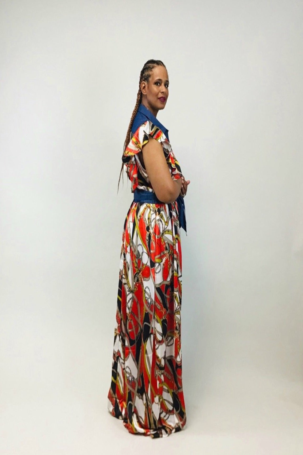 Kaia Chained Maxi Dress