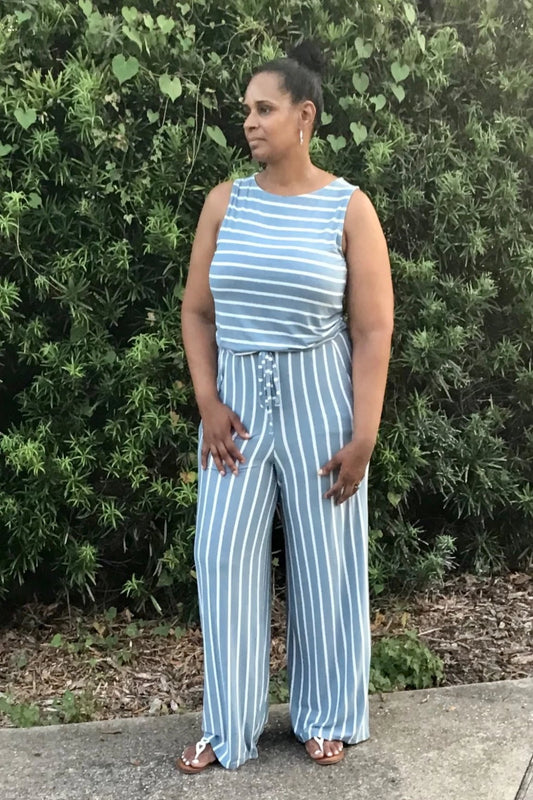 Stripe Me Jumpsuit